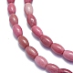 Chapelets de perles en rhodonite naturelle G-K310-F01-3