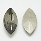 Cabujones de cristal con rhinestone RGLA-T083-6x12mm-03-2