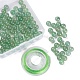 Perle rotonde di avventurina verde naturale 100pz 8mm DIY-LS0002-11-1