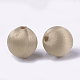 Perles recouvertes de tissu de fil de polyester WOVE-T007-20mm-16-2