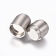 304 Stainless Steel Magnetic Clasps with Glue-in Ends STAS-G203-02P-B-2
