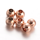 Round Brass Spacer Beads KK-L129-37-2