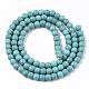 Synthetic Turquoise Beads Strands X-TURQ-S192-4mm-2-2