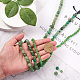 Yilisi 3 fili 3 fili di perline di avventurina verde naturale stile G-YS0001-07-5