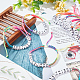 Anattasoul 12-teiliges Set mit geflochtenen Acrylperlen-Armbändern in 12 Farben „Bester Freund“ aus Acryl BJEW-AN0001-47-7