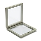 Quadratische transparente PE-Dünnfilm-Aufhängung Schmuck-Display-Box CON-D009-01C-02-3