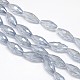 Electroplate Crystal Glass Rice Beads Strands EGLA-F044-A05-2