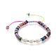 Adjustable Nylon Thread Braided Bead Bracelets BJEW-JB05124-05-1