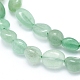 Natürlichen grünen Aventurin Perlen Stränge G-L550A-04-2