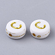 Perles acryliques plaquées PACR-R242-01C-2