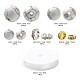 96 pièces kit de perles rondes en howlite synthétique pour la fabrication de bijoux à bricoler soi-même DIY-FS0002-02-3