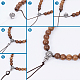 Kits de perles de gourou en argent tibétain PALLOY-TA0001-04AS-17