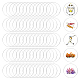 100 fogli acrilici&nbsp;DIY-GO0003-34-1