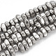 Electroplate Non-magnetic Synthetic Hematite Beads Strands X-G-T061-102N-1