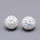 Diamante de imitacións de cristal checo abalorios X-RB-E482-10mm-101-1