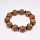 Natural & Dyed Agate Beads Stretch Bracelets BJEW-A107-11A-2