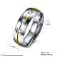 Diseño simple de titanio de acero de rhinestone anillos de banda ancha RJEW-BB15698-7GP-3