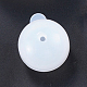 シリコンモールド  レジン型  UVレジン用  エポキシ樹脂ジュエリー作り  ラウンド  球型  ホワイト  30mm  内径：25mm DIY-L021-08B-2