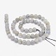 Redondas hebras de perlas naturales labradorite G-L448-24-10mm-2