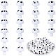 20 pièce de perles focales en silicone champignon JX901C-1