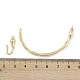 Латуни Переключить застежками KK-U020-08G-4