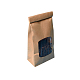 Bolsas de papel kraft marrón con ventana X-CARB-F006-01-4