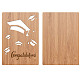 Bambus-Grußkarte & Papierumschlag mit Schleife AJEW-WH0202-010-3