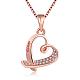 Classic Gold Plated Pendants Necklace NJEW-BB02217-1