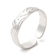 201 Stainless Steel Open Cuff Ring RJEW-E063-45P-1