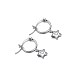 Trendy 925 Sterling Silver Hoop Earrings EJEW-BB34455-3