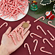 DICOSMETIC 50Pcs Red White Candy Canes Plastic Candy Canes Mini Christmas Candy Cane Candy Garland Ornaments Phone Cake Decor Tree Candy Decoration for Xmas Party Home Decor KY-DC0001-19-3