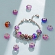80 pz 20 perline europee di rondelle di stile per il kit di ricerca di gioielli fai da te DIY-LS0004-10D-6