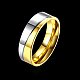 Valentine's Day Gifts Titanium Steel Couple Rings For Men RJEW-BB16492-10-2