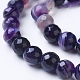 Natural Striped Agate/Banded Agate Beads Strands G-G753-07-10mm-3