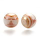 Chapelets de perles en verre électroplaqué EGLA-S173-09F-1