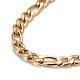Ion Plating(IP)  304 Stainless Steel Chain Necklaces NJEW-A002-06G-2