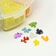 1 Box Mixed Color Two Cut Glass Seed Beads SEED-X0028-B-4