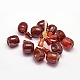 Agate naturelle pierres précieuses 3 trous perles gourou pour la fabrication de bijoux buddhist G-L409A-09-2