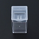 プラスチックビーズ収納ケース  長方形  透明  5x2.95x2.7cm CON-N012-11-1
