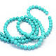 Baking Painted Glass Round Bead Strands DGLA-Q019-4mm-56-3