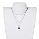 304 Stainless Steel Tiered Necklaces X-NJEW-JN02350-02-6