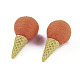 Fournitures d'artisanat de crème glacée en feutre de laine DIY-I031-A01-1