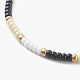 Adjustable Nylon Thread Braided Bead Bracelets BJEW-JB06160-01-2