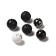 120 pièces 6 styles de perles rondes en pierres précieuses naturelles et synthétiques mélangées G-XCP0001-10-2