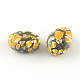 Abalorios de resina oval de piedras preciosas de imitación CRES-S283-18x25-M-2