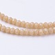 Chapelets de perles en verre imitation jade X-GLAA-G045-A18-3