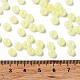 Imitationsjade 3/0 Glasperlen&nbsp;SEED-Z001-A-A07-4