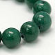 Chapelets de perles rondes en jade de Mashan naturelle G-D263-6mm-XS26-1