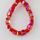 Electroplate Glass Beads Strands EGLA-R030-2x2mm-01-2