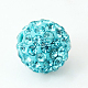 Perles de boule pavé disco  RB-H258-8MM-202-1
